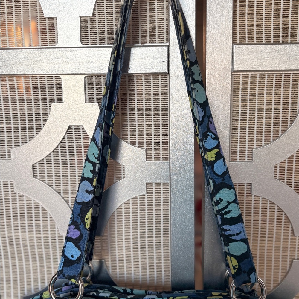 Vera Bradley Blue Floral Shoulder Bag - Picture 2 of 8